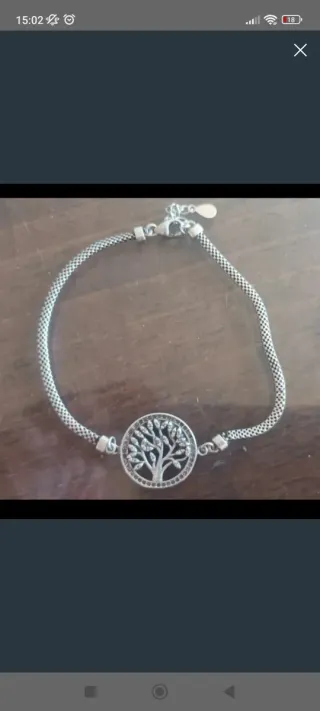 Pulsera árbol de la vida plata