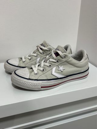 Bambas Converse gris