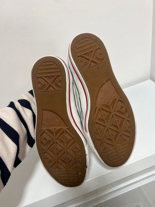 Bambas Converse gris