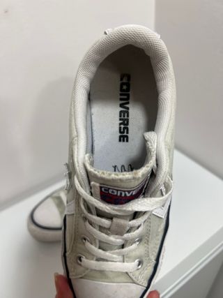 Bambas Converse gris