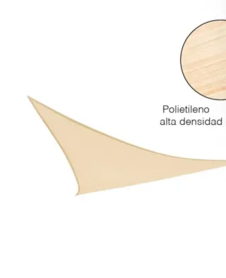 Toldo de tela para exterior color beige
