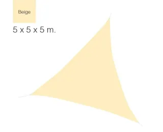Toldo de tela para exterior color beige