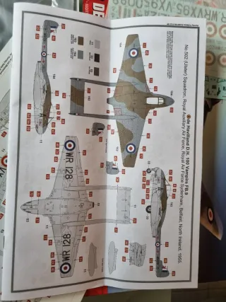 Maqueta De Havilland Vampire 1/48
