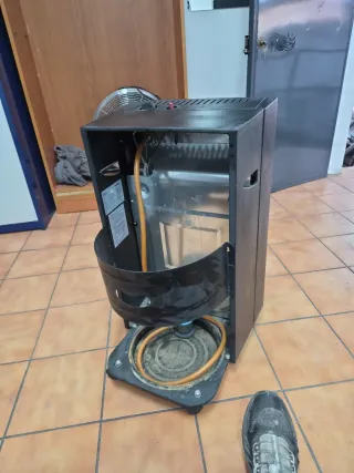 Estufa catalítica negra