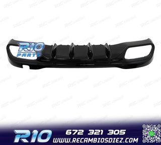 DIFUSOR MERCEDES W206 AMG 21- LOOK C63 + COLAS ESCAPE CROMO