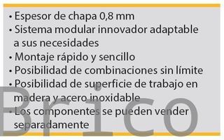 Conjunto Taller 2 Módulos S/Madera Alyco 199045
