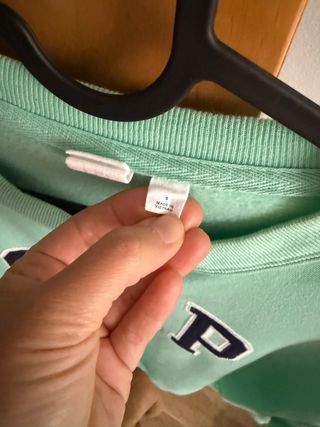 Sudadera GAP verde original