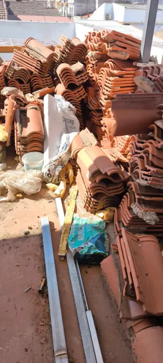 REGALO Tejas de cerámica para tejado