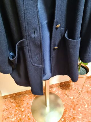 Abrigo de paño mujer 80% lana talla 46