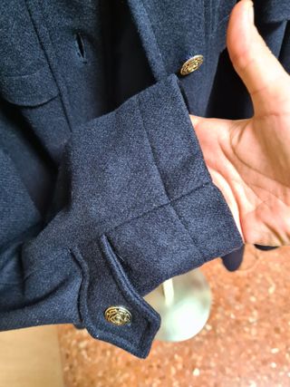 Abrigo de paño mujer 80% lana talla 46