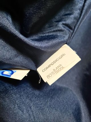 Abrigo de paño mujer 80% lana talla 46