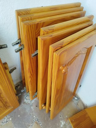 Puertas de cocina de madera