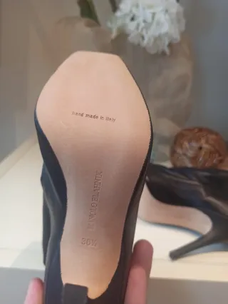 Stivaletti con tacco Manolo Blahnik