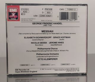 4 CDS CLASICA CORBOZ, KLEMPERER, GRAUN COMO NUEVOS