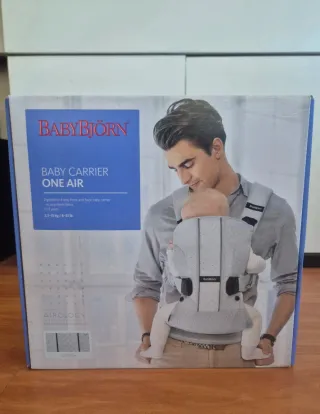Mochila Portabebés BabyBjorn One Air Gris