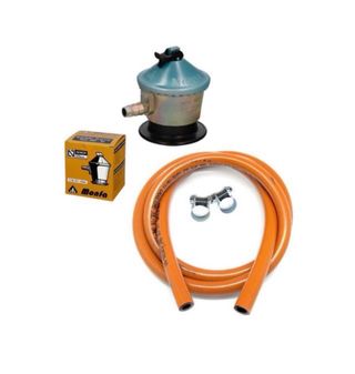 Cocina de Gas portátil 3 fuegos + Kit Butano