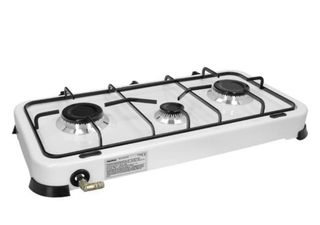 Cocina de Gas portátil 3 fuegos + Kit Butano