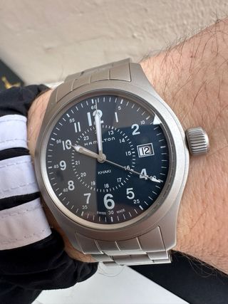 Hamilton Khaki Field Quartz 38mm Blu