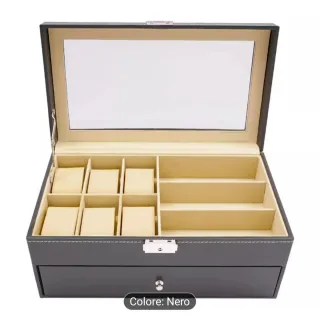 Scatola porta orologi e accessori