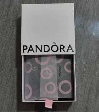 Conjunto Pandora Corazones Plata y Rojo