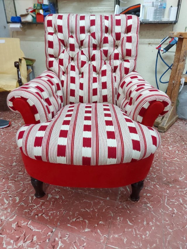 Tapicería artesanal de muebles