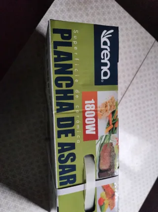 Plancha de Asar Cerámica 1800W