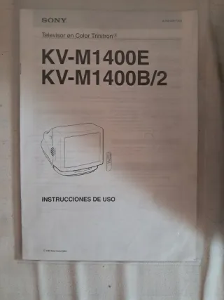 TV Sony Trinitron 14 Negra