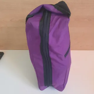 Zaino Monospalla HSL Viola con graffi rosa