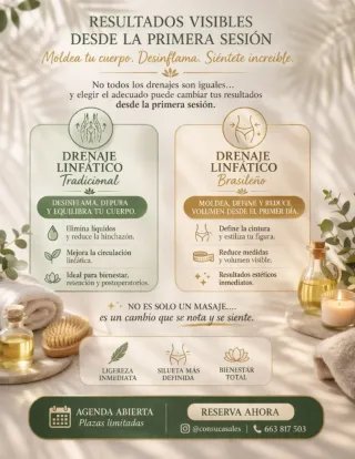 Masaje Drenaje Linfático Manual – Adiós Retención