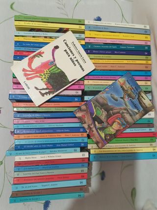 Vendo colección de 60 libros infantiles/juveniles.