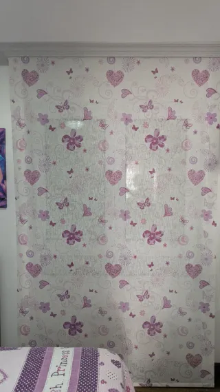 Cortina 154cm ancho x 255cm largo