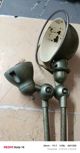 3 Lámparas Francesas Antiguas cada una 150€ unidas