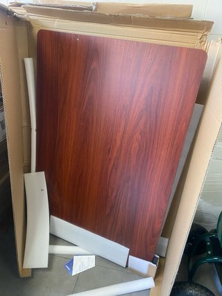 Tablero Escritorio Flexispot Madera caoba