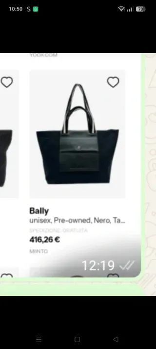 Borsa donna Bally nera