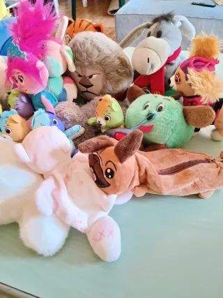 Stock peluche assortiti (30 pezzi)