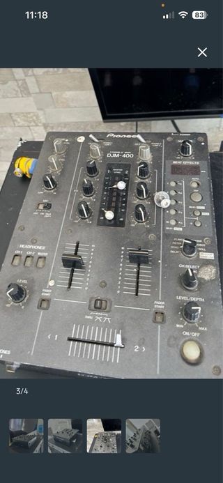 Mesa de mezclas Pioneer DJM-400