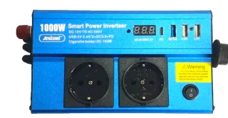 Inverter 1000W Smart Power 12V-220V USB Scuko