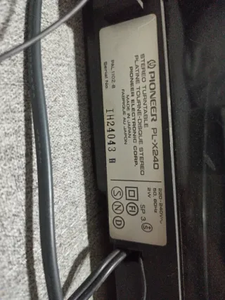 Giradischi Pioneer Nero