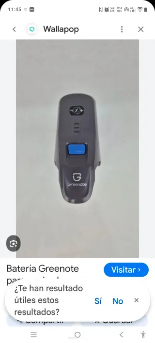 Batería Greenote para aspiradora