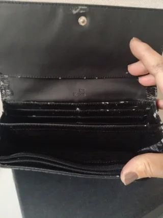 Borsetta Moschino Nera Logo Embossato