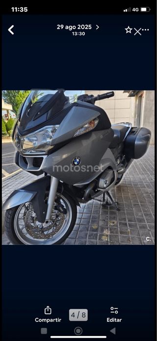 BMW R 1200 RT 2007 Plata 91.000 km