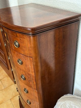 Cajonera madera años 50