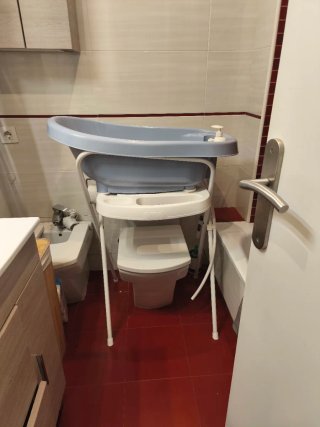 Bañera bebé con soporte