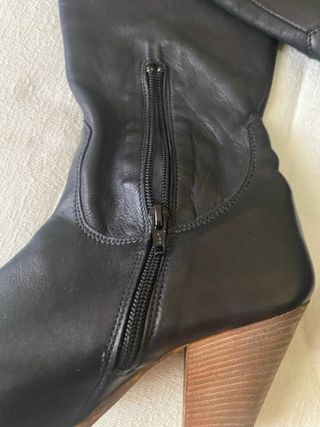 Botas altas de piel. Caña blandita nº 39