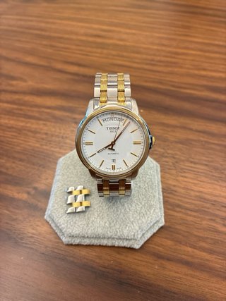 Reloj Tissot Day date Automático Oro y Plata