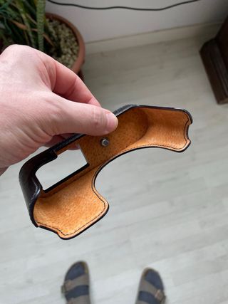 Custodia in pelle per Leica Q / Q-P nera