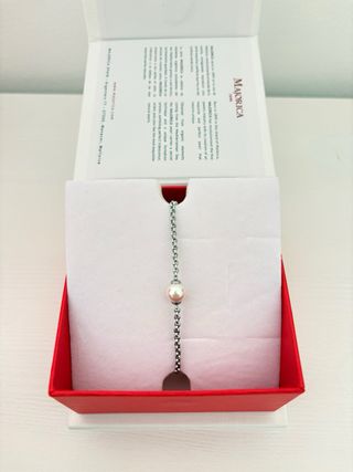 Pulsera Majorica Perla Plata
