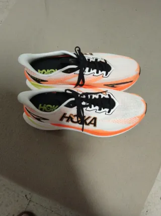 Zapatilla Deportiva Hoka Hombre Naranja/Blanco