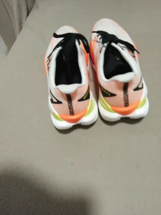 Zapatilla Deportiva Hoka Hombre Naranja/Blanco