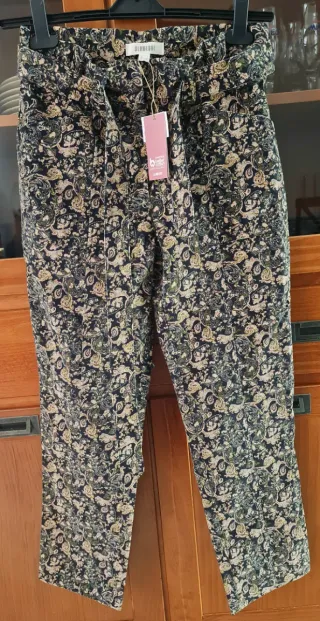 Pantalón pana estampado Slowlove